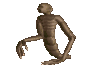 Animated long-armed creature